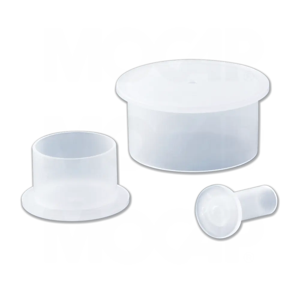 Flanged Plastic Caps - BSP NPT Thread Cap - Thread Protection Cap